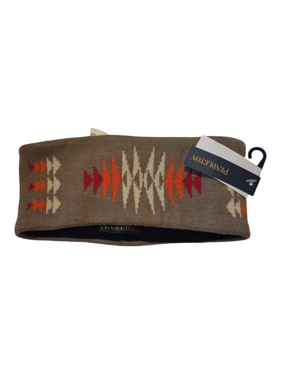 Pendleton Merino Wool Fleece Lined Headband Tucson Khaki Nwt main image 4